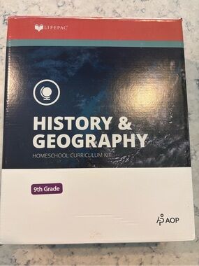 Lifepac History Geography 9th Grade Curriculum Homeschool w/ Teacher READ